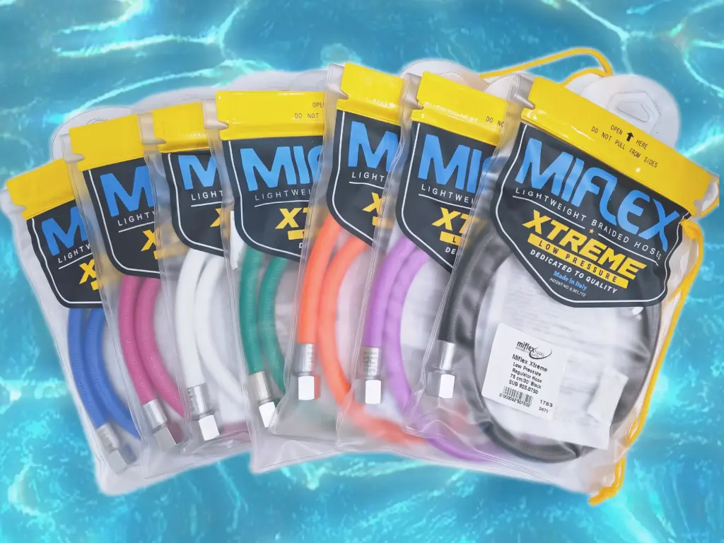 Miflex - Xtreme LP Diving Hoses - Regulator (Yellow, 35)