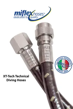Miflex - XT-TECH LP Series Technical Diving Hoses - Inflator Hose
